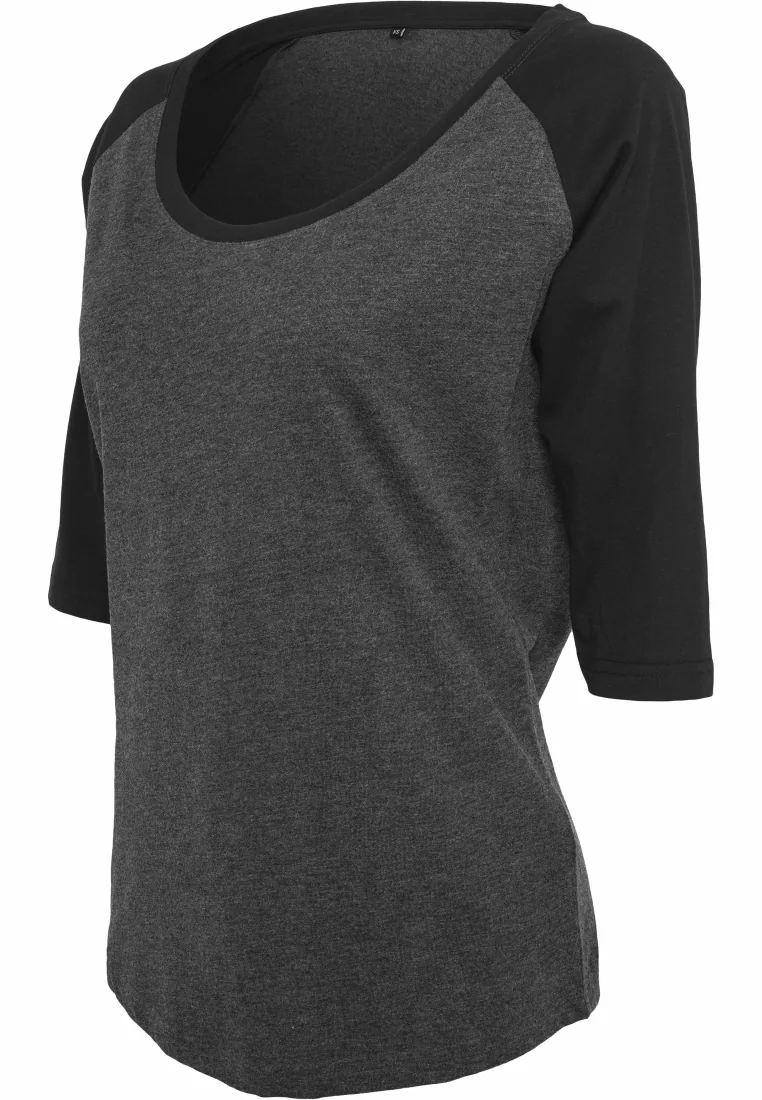 Ladies` 3/4 Contrast Raglan Tee 3