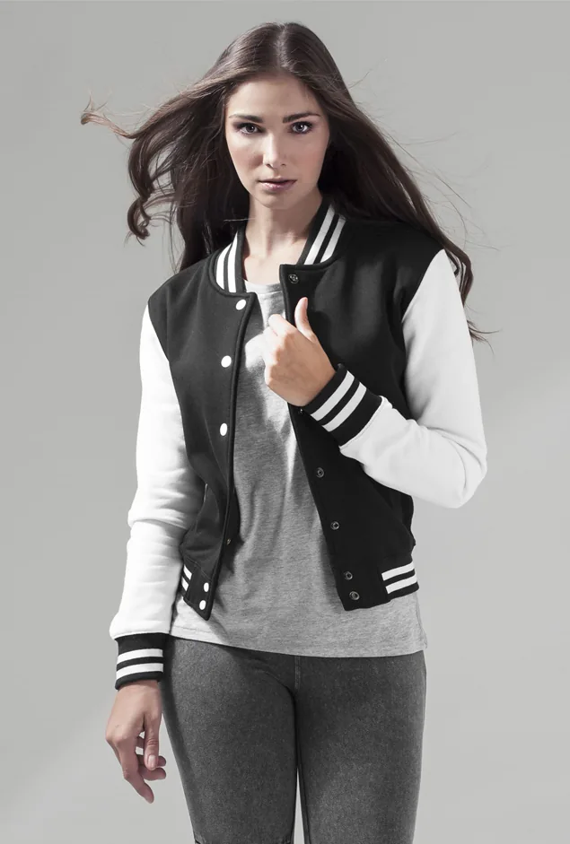 Ladies` Sweat College Jacket 3
