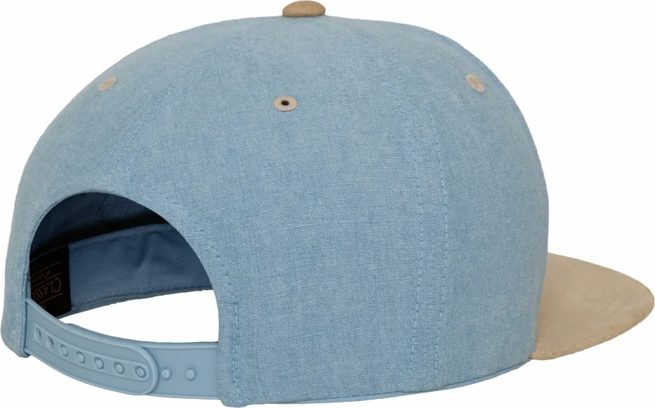 Chambray-Suede Snapback 3
