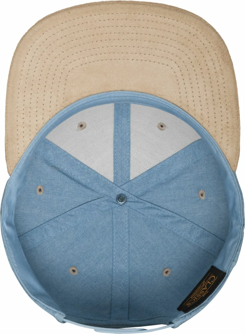 Chambray-Suede Snapback 4