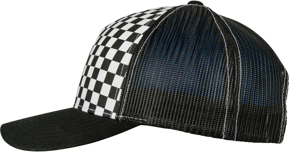 Checkerboard Retro Trucker 3