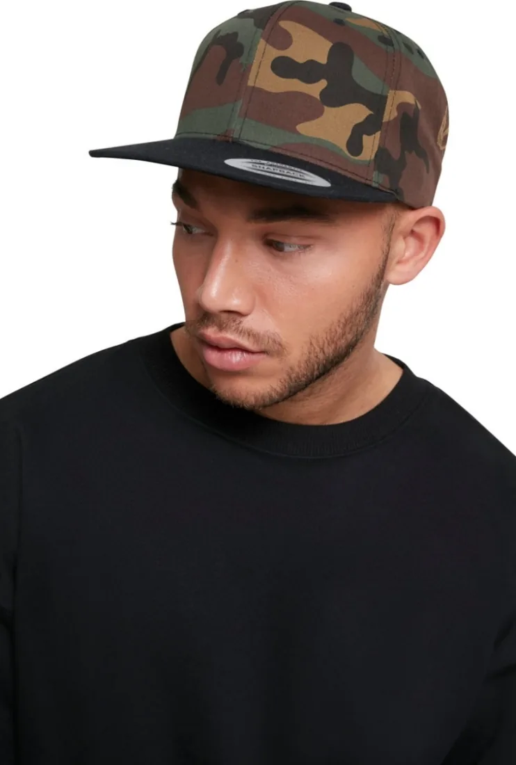Classic Snapback 2-Tone Camo Cap 2