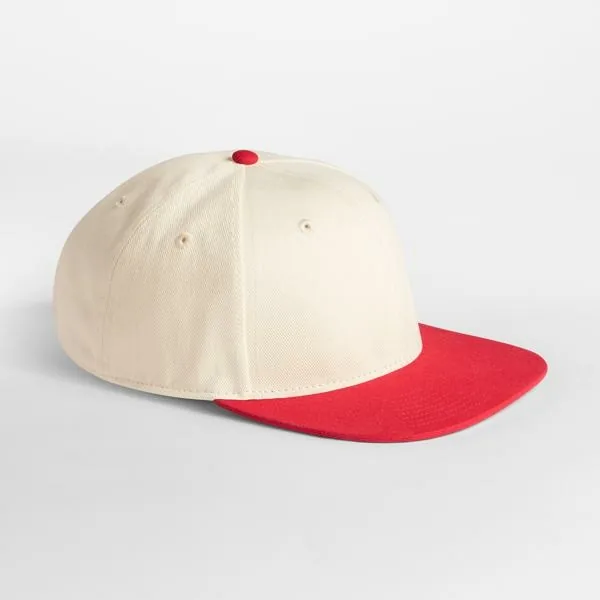 Contrast Flat Peak 6 Panel Cap