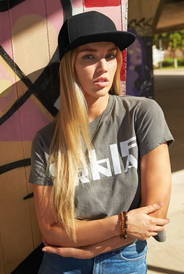 Original Flat Peak 6 Panel Snapback Cap 2