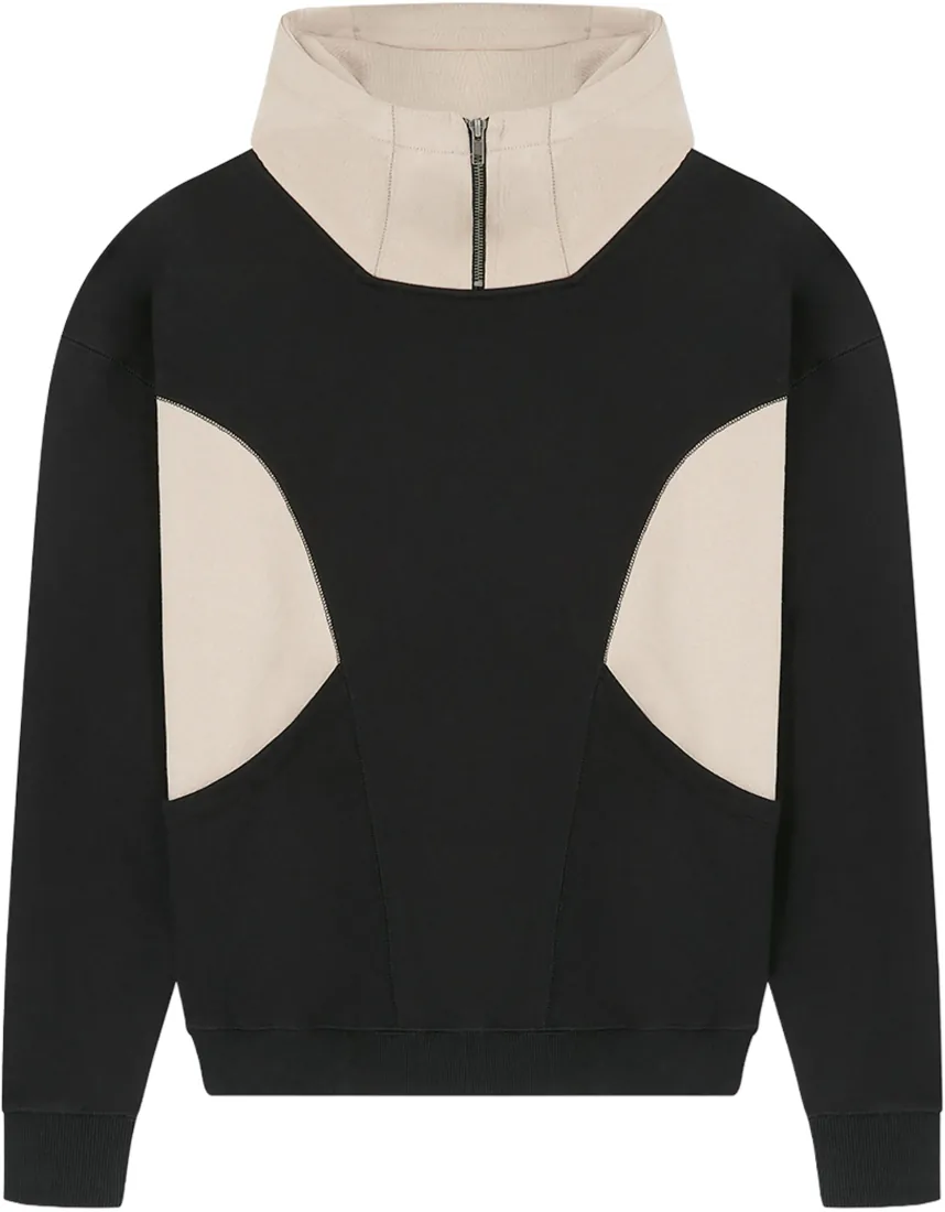 Earth Positive Colour Panelled Hoodie