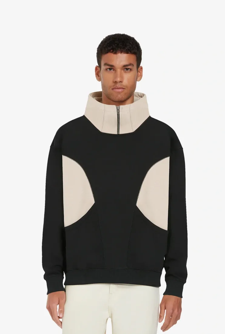 Earth Positive Colour Panelled Hoodie 2
