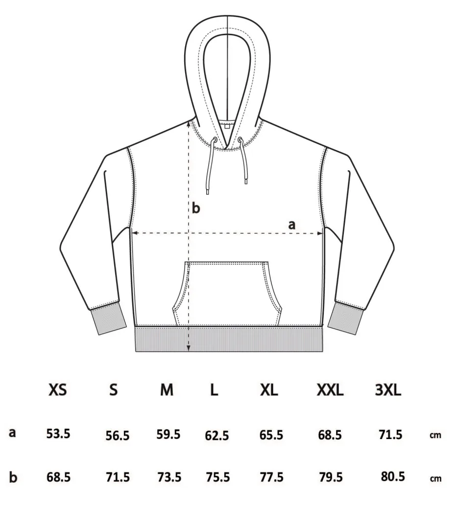 Earth Positive® Unisex Extra Heavy Oversized Hood 3