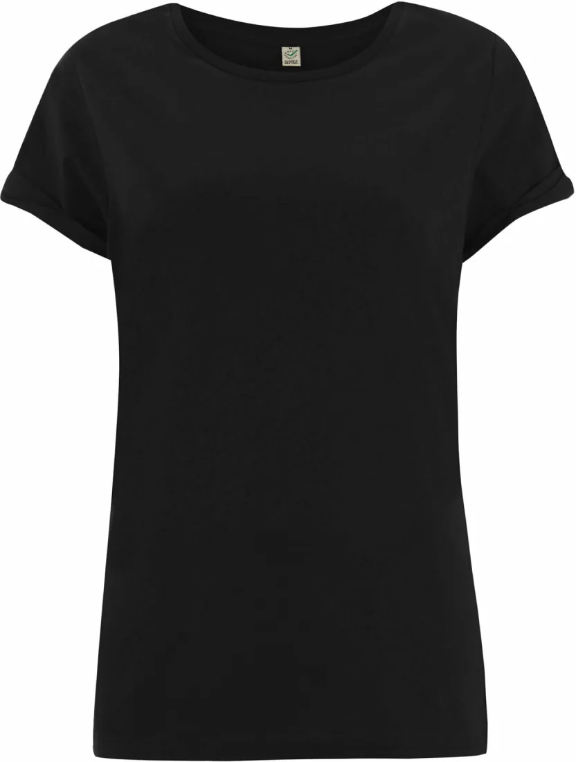 Women`s Rolled Sleeve T-Shirt 2