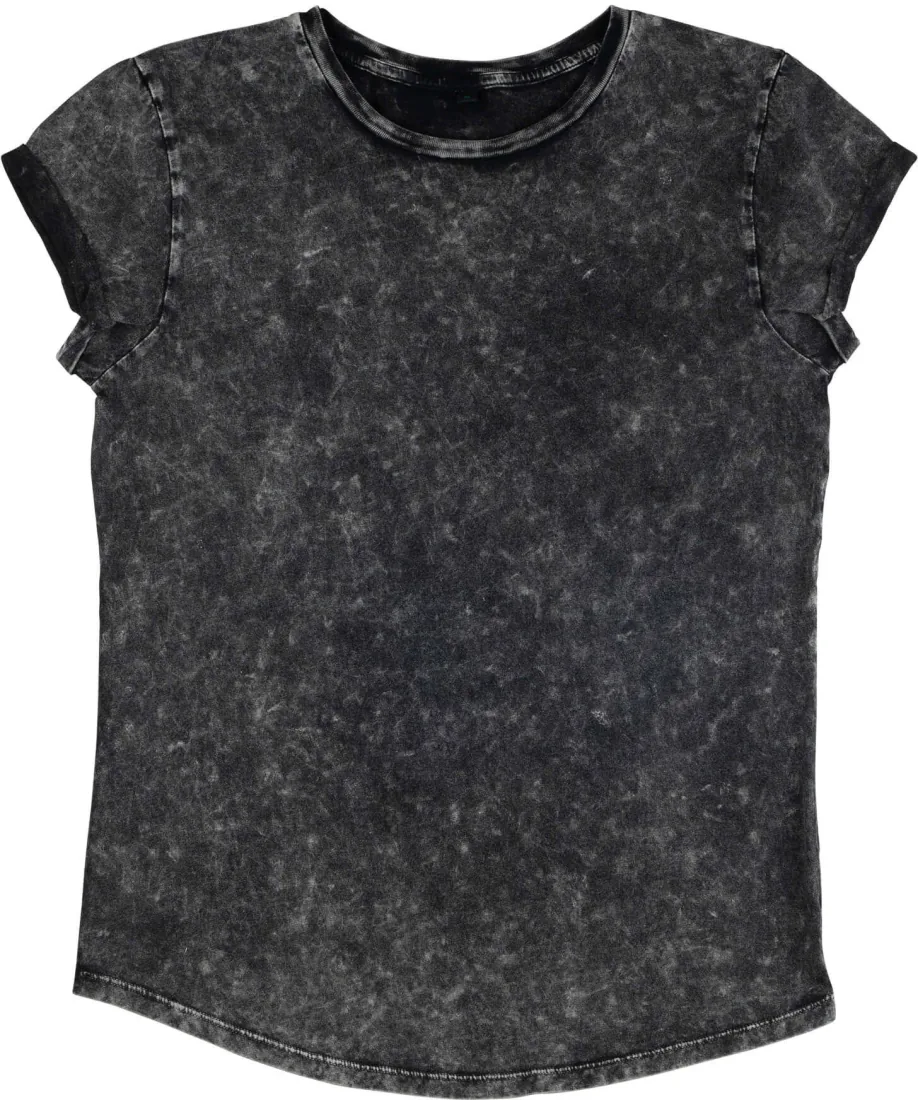 Women`s Rolled Up Sleeve Organic