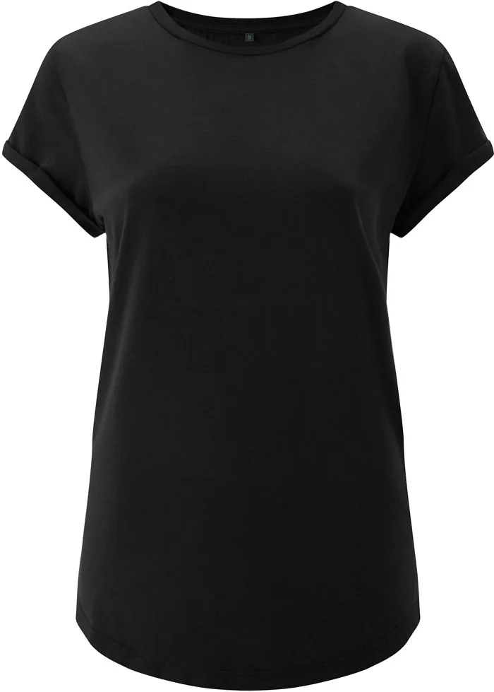 Women`s Rolled Up Sleeve Organic 2