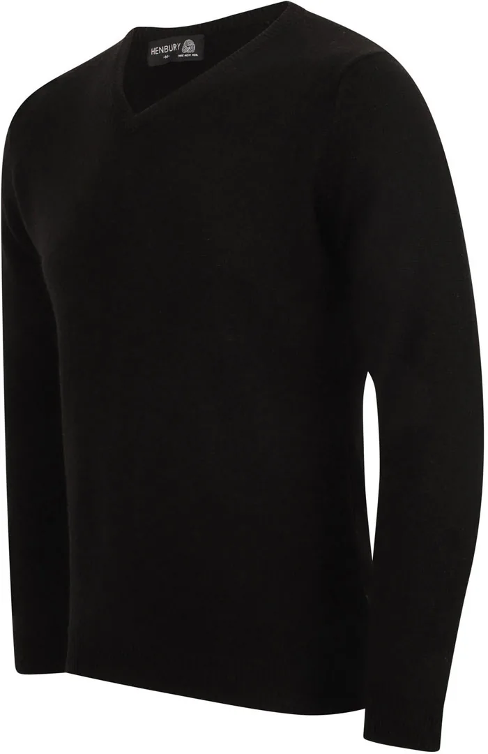 Lambswool V-Neck Jumper 4