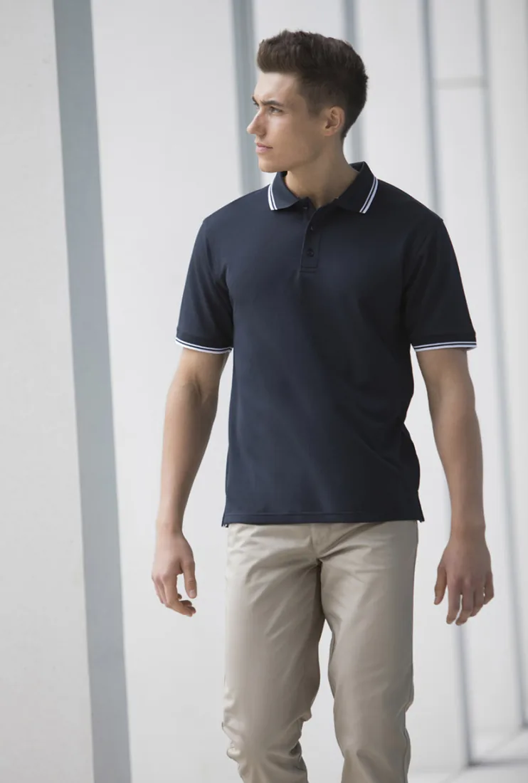 Men’s Coolplus® Short Sleeved TippedPolo Shirt 2