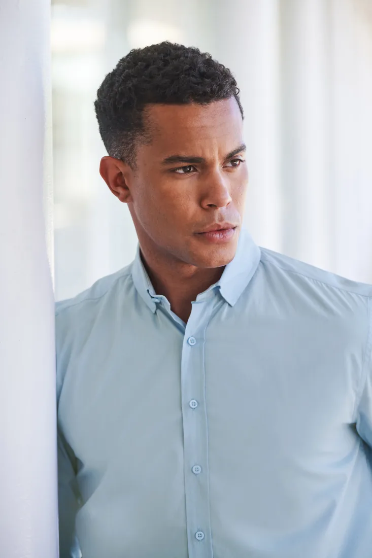 Men´s Long Sleeved ´Cotton Feel´ Coolplus® Shirt 3