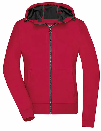 Ladies` Hooded Softshell Jacket