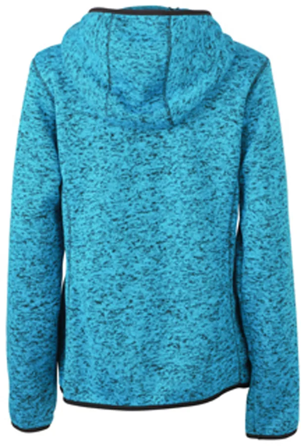 Ladies` Knitted Fleece Hoody 4