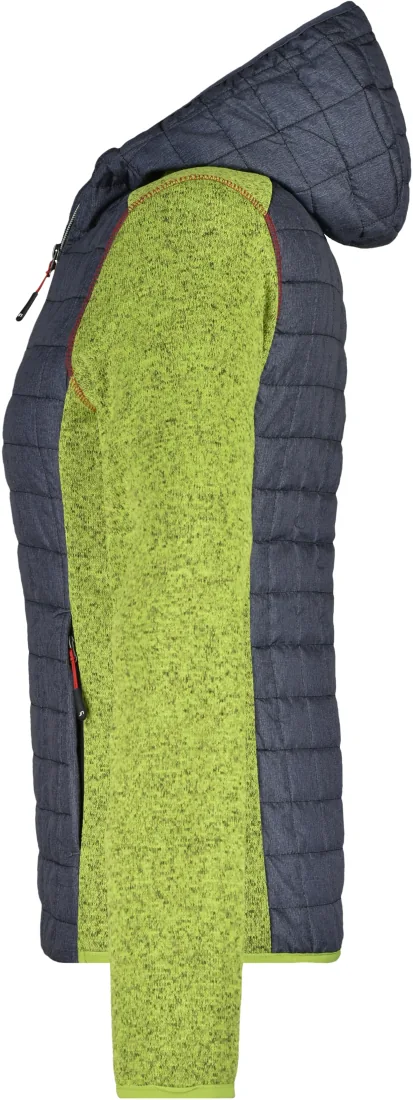 Ladies` Knitted Hybrid Jacket 2