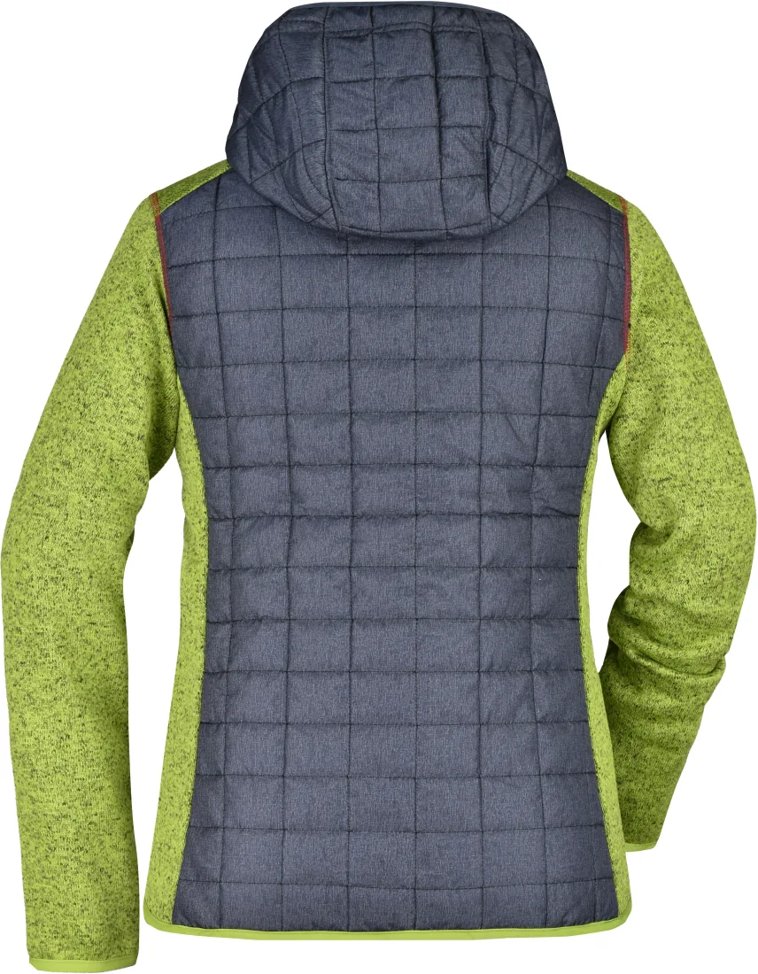 Ladies` Knitted Hybrid Jacket 3