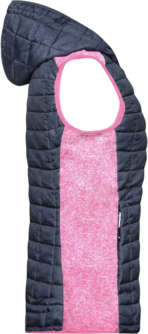 Ladies` Knitted Hybrid Vest 2