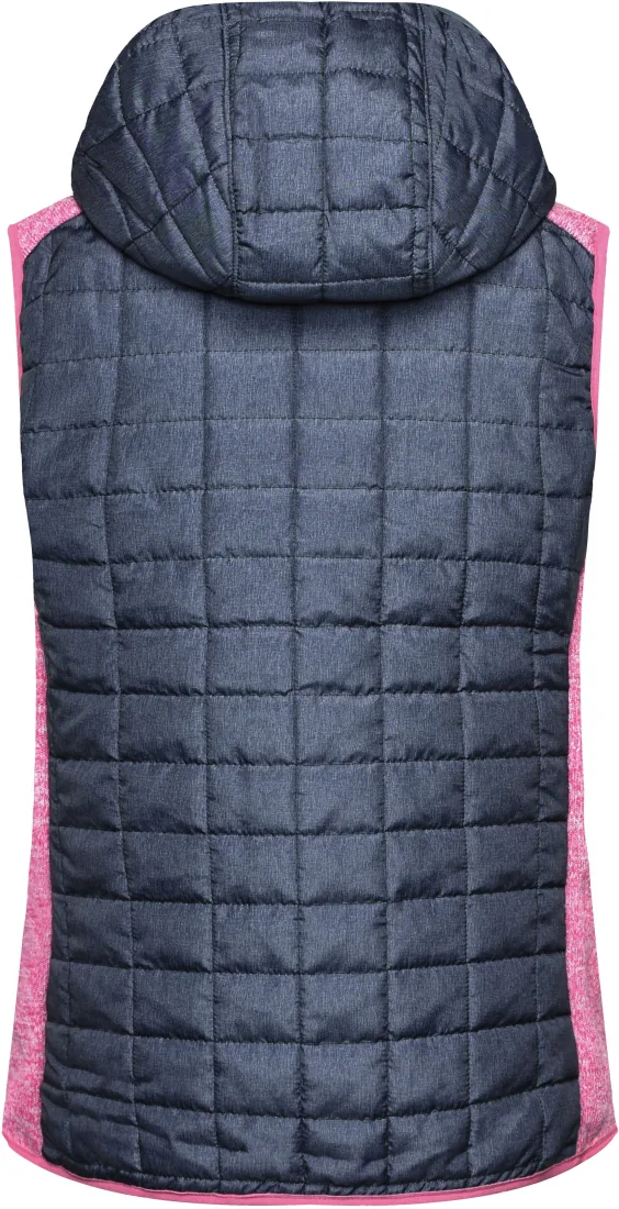 Ladies` Knitted Hybrid Vest 3