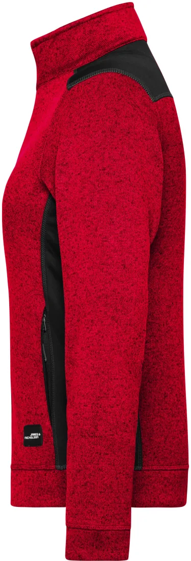Ladies Knitted Workwear Fleece Jacket -STRONG- 5