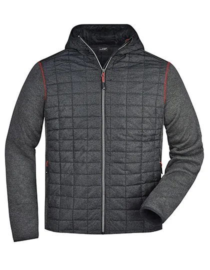 Men`s Knitted Hybrid Jacket