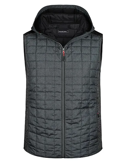 Men`s Knitted Hybrid Vest