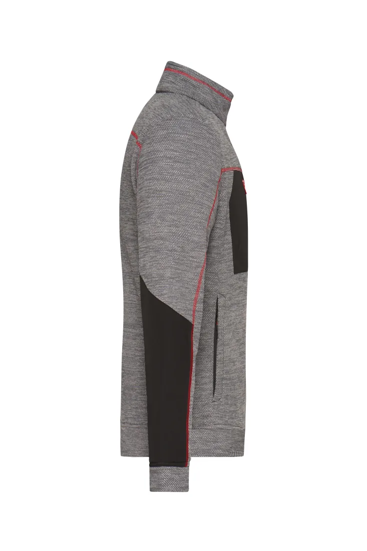 Men`s Structure Fleece Jacket (JN1818) 4
