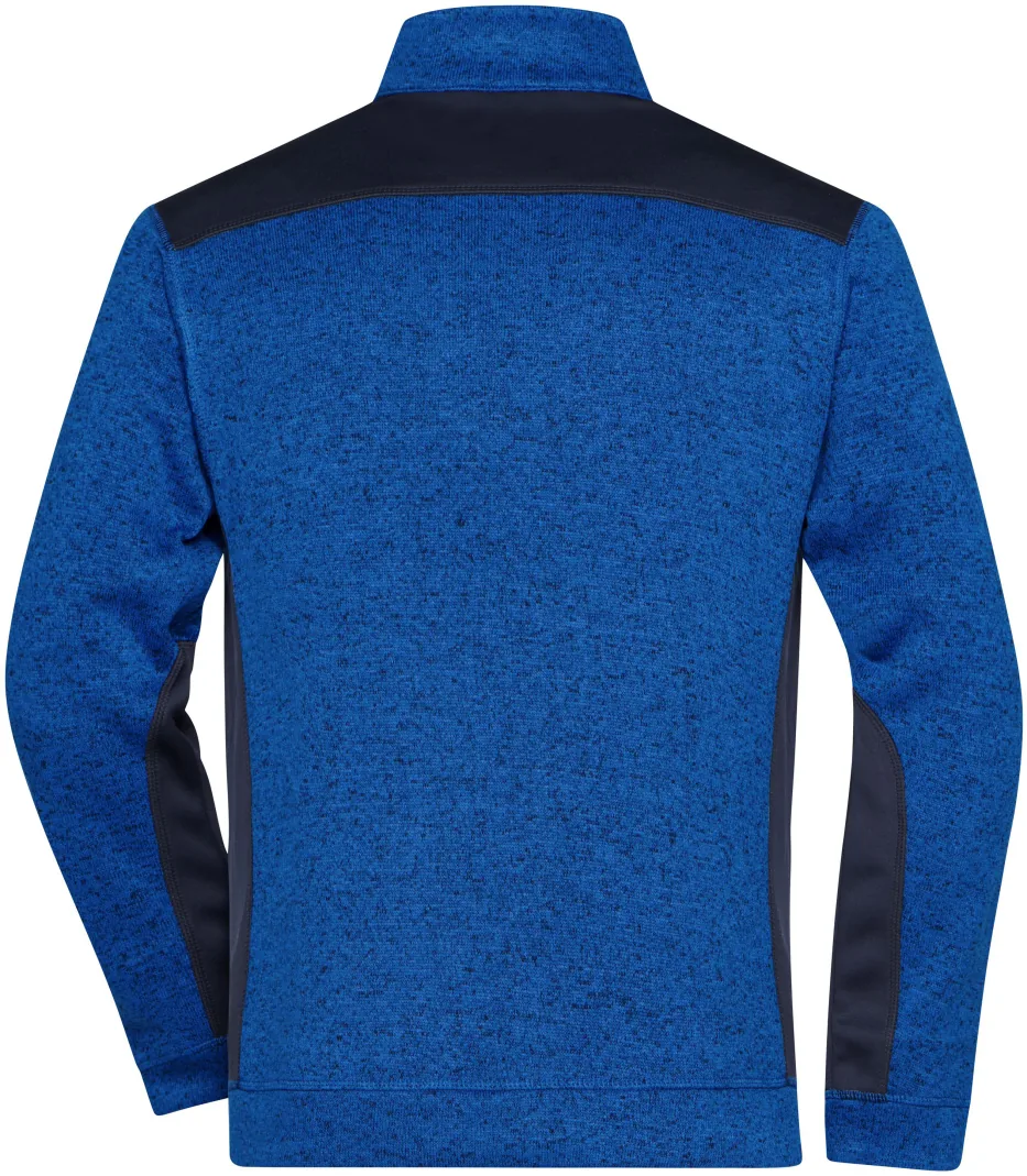 Mens Knitted Workwear Fleece Jacket Strong 4