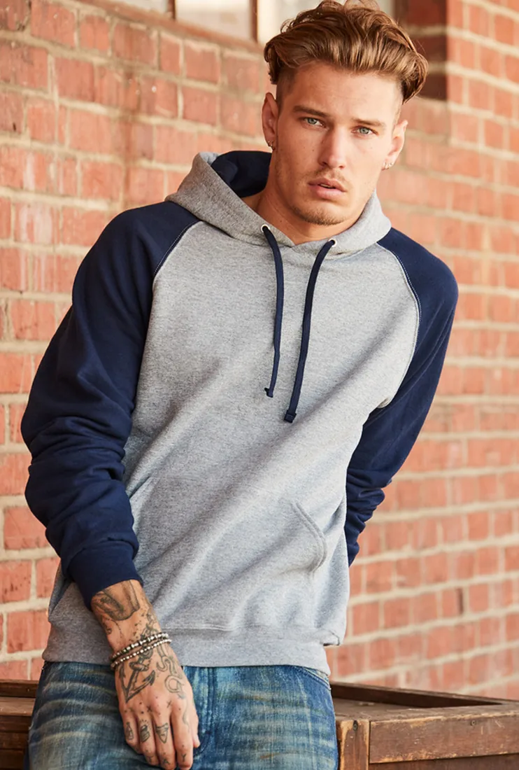 Nublend® Colour-Block Raglan Hooded Sweatshirt 2
