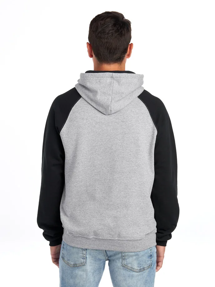 Nublend® Colour-Block Raglan Hooded Sweatshirt 4