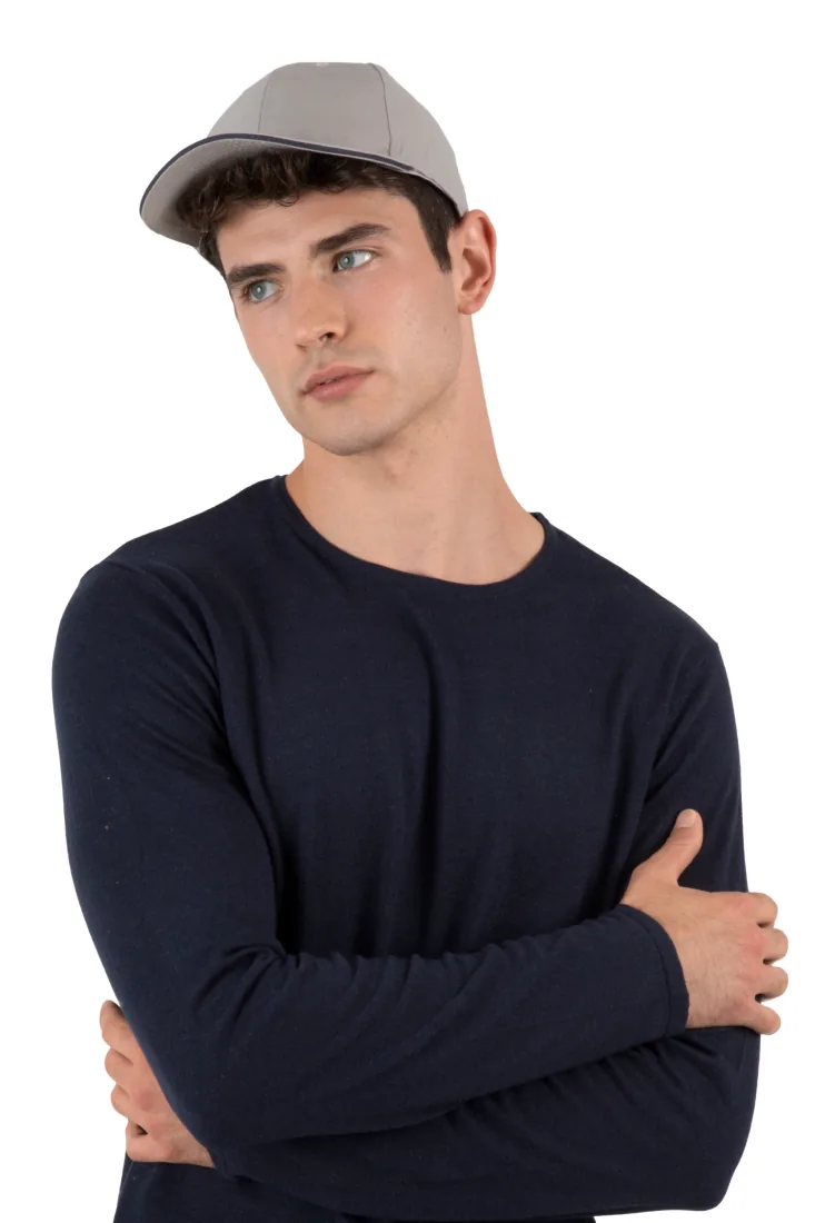 6-Panel-Kappe mit Kontrast-Sandwichschirm KP153 2