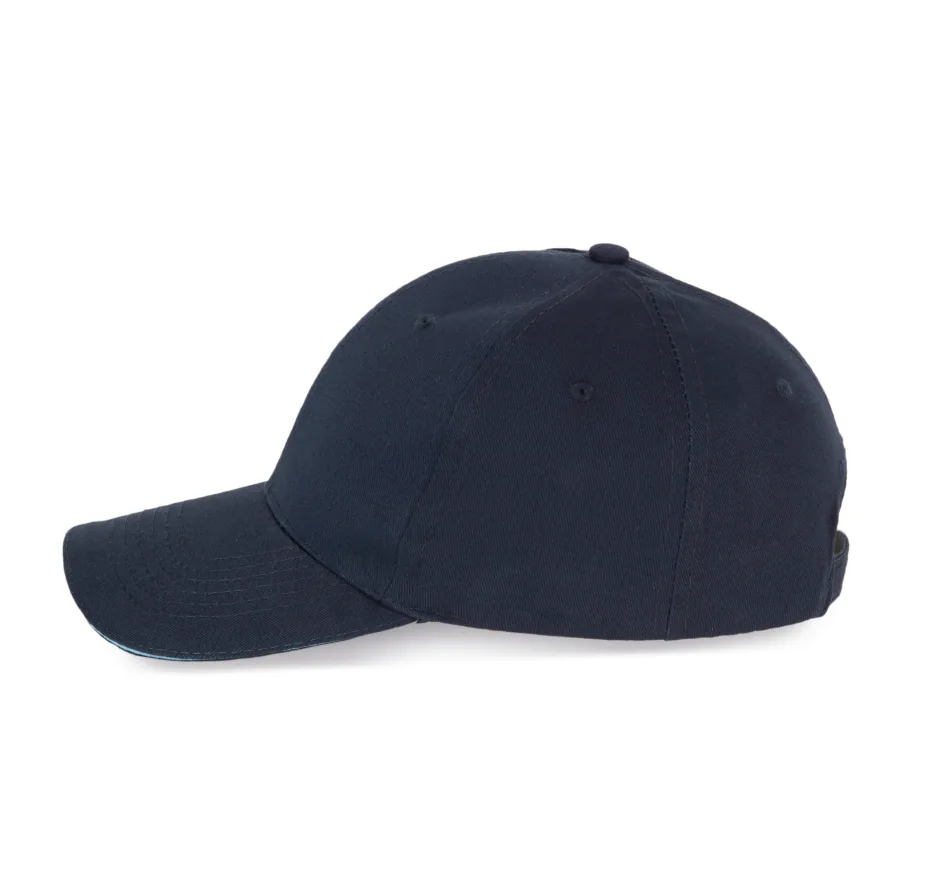 6-Panel-Kappe mit Kontrast-Sandwichschirm KP153 3