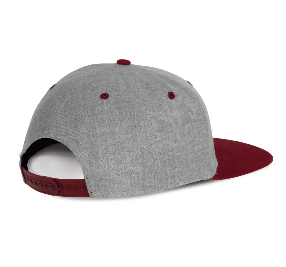 6-Panel-Snapback-Kappe - meliert 4