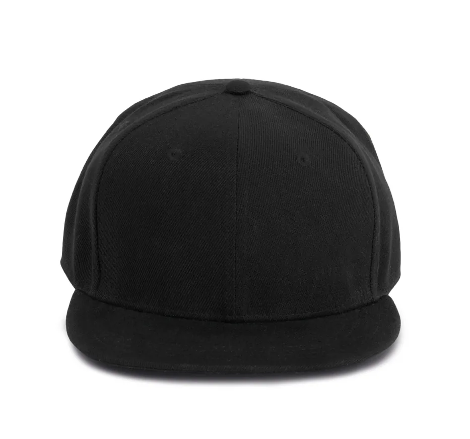 6-Panel-Snapback-Kappe - plain