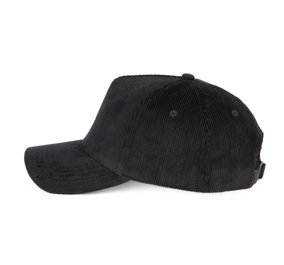 Kappe aus Samt – 5 Panels
