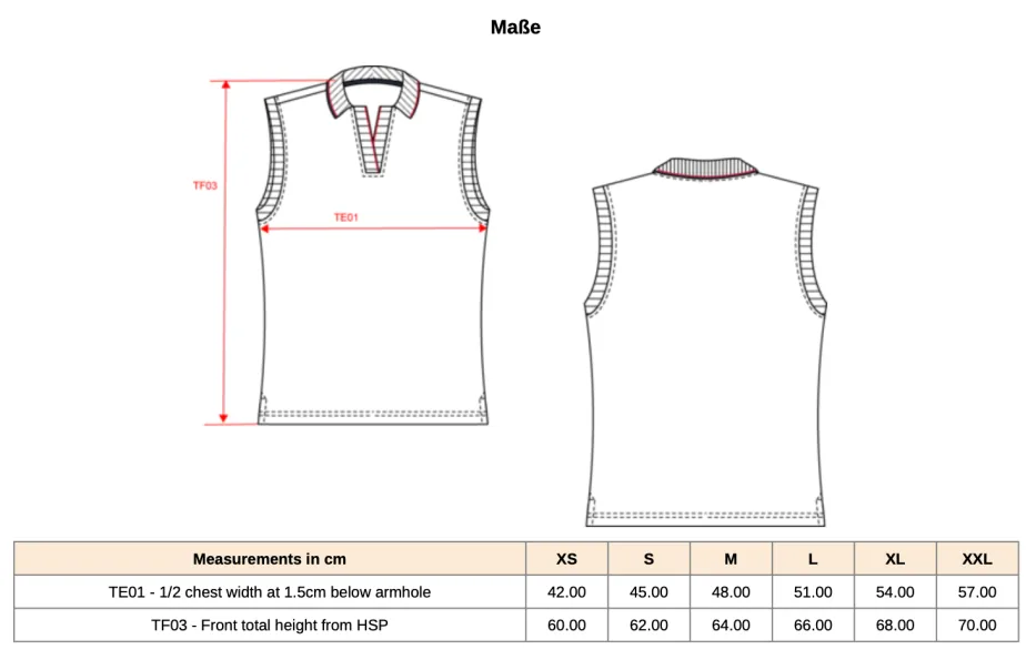 Ärmelloses Polohemd für Damen 5