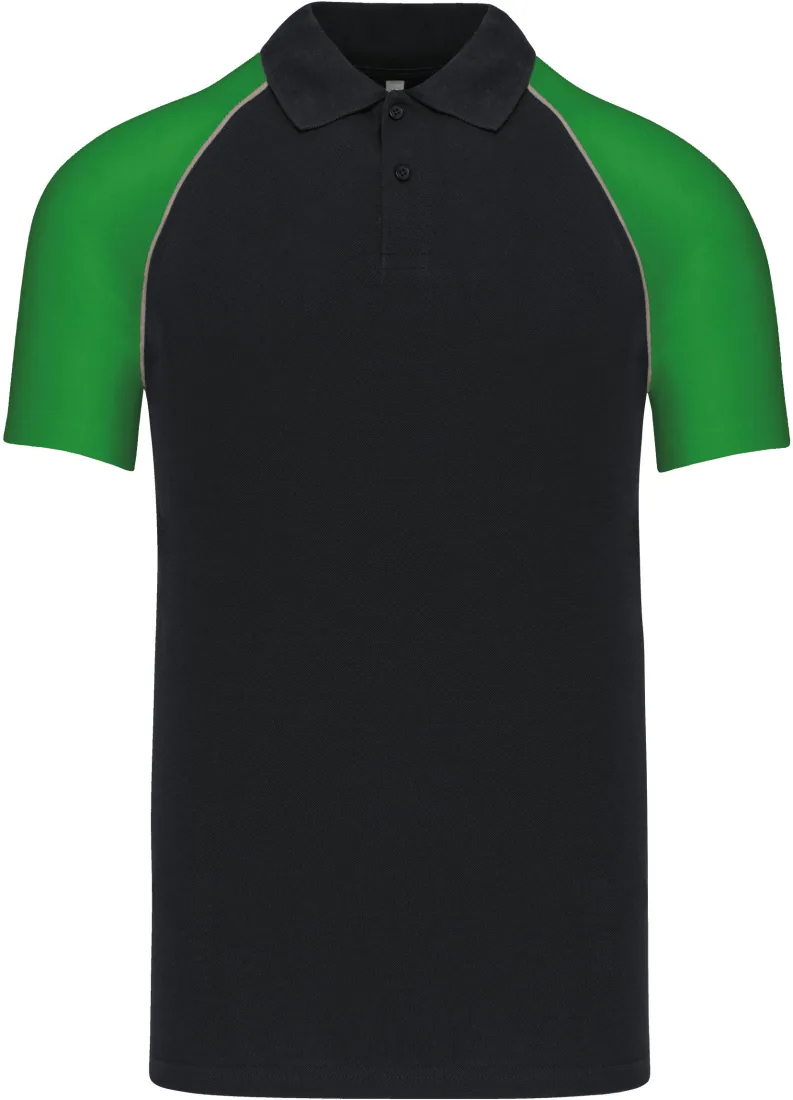 Baseball - Kurzarm Poloshirt