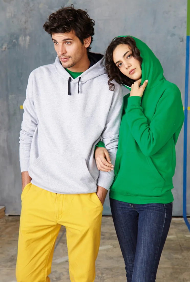 Contrast Hooded Sweatshirt 2