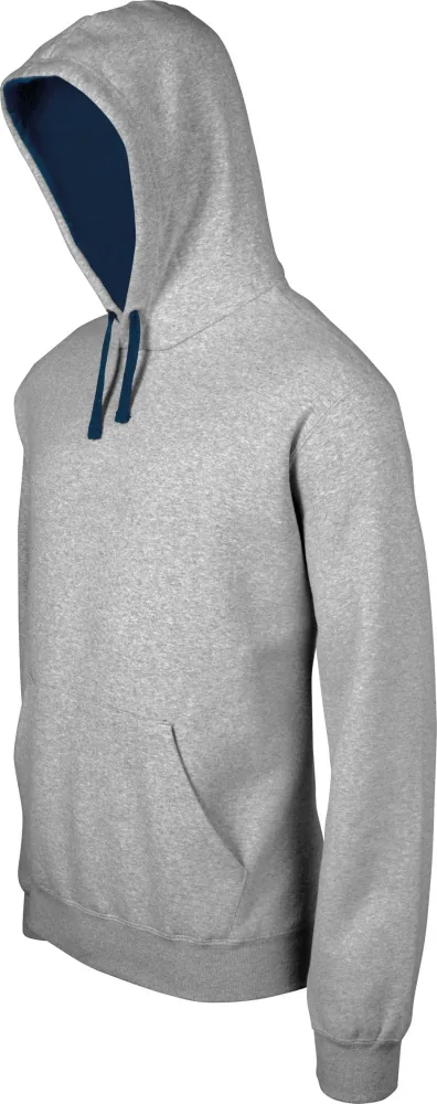 Contrast Hooded Sweatshirt