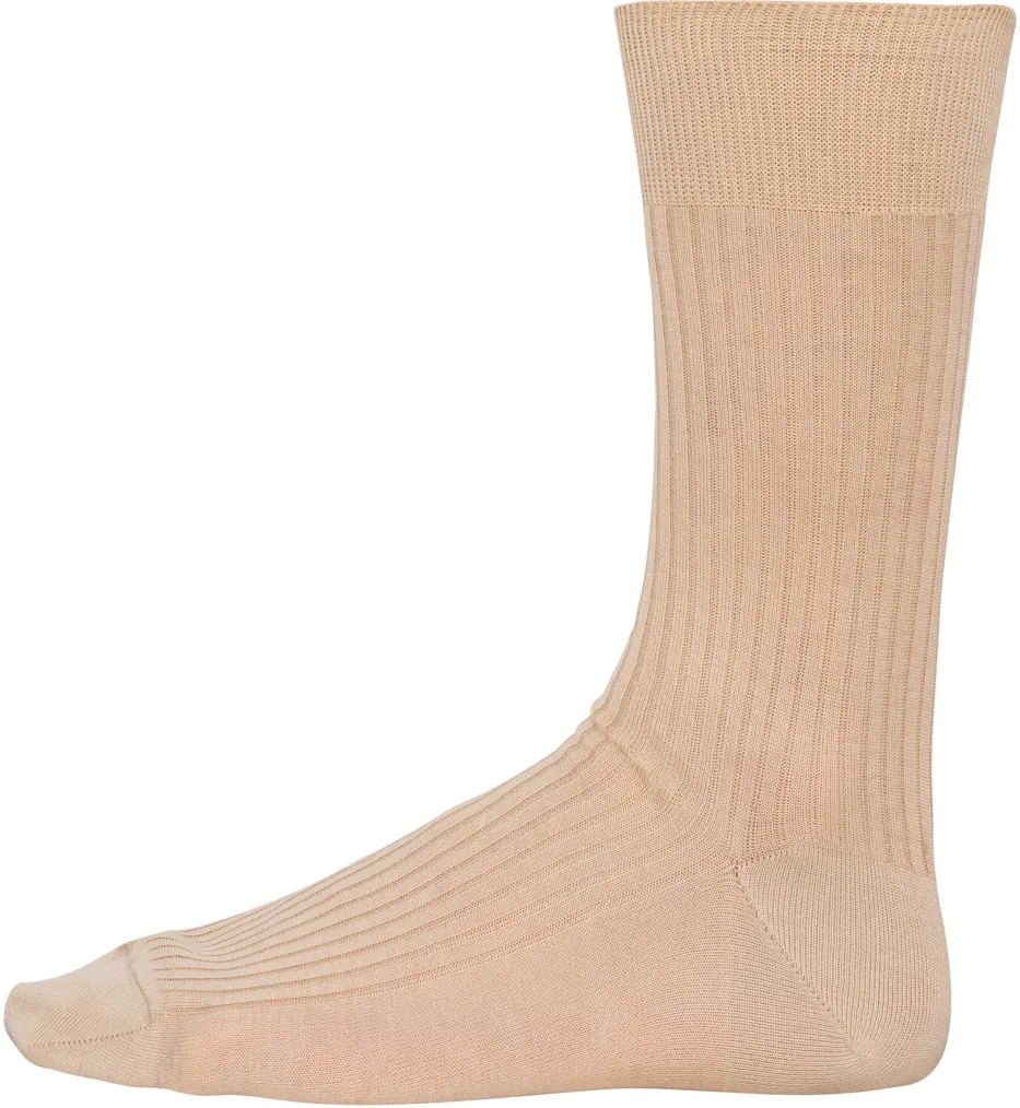 Fil d`cosse Herrensocken aus Baumwollripp
