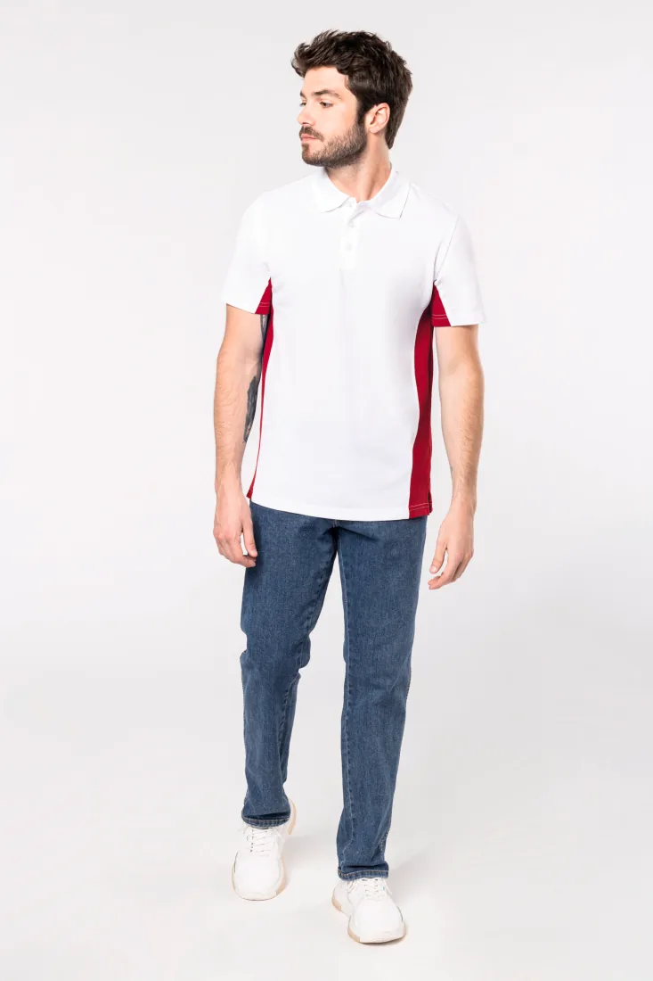 Flag  - Poloshirt Bicolor Kurzarm 2