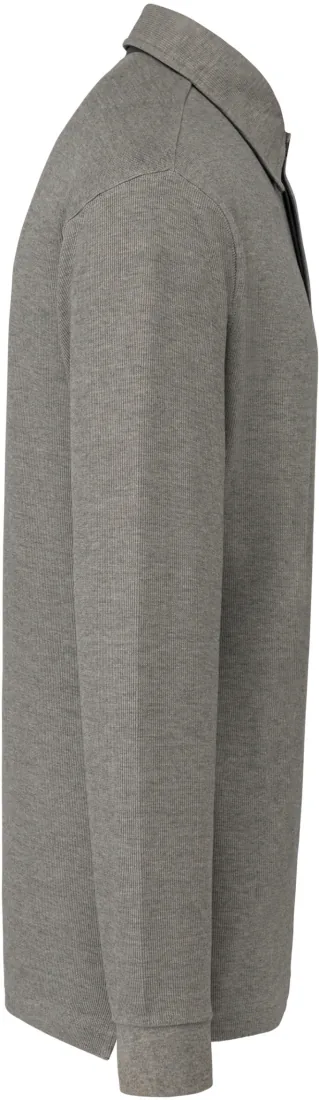 French Rib Langarm-Poloshirt 4