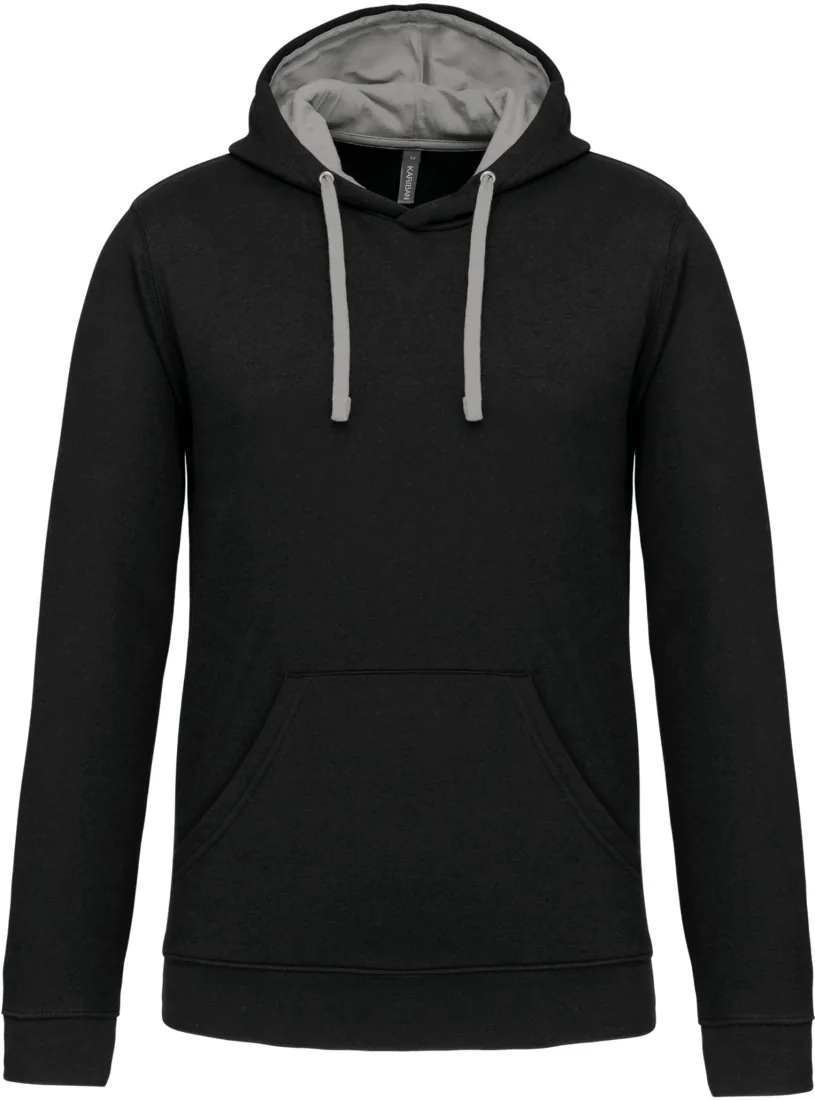Herren-Kapuzensweatshirt Bicolor