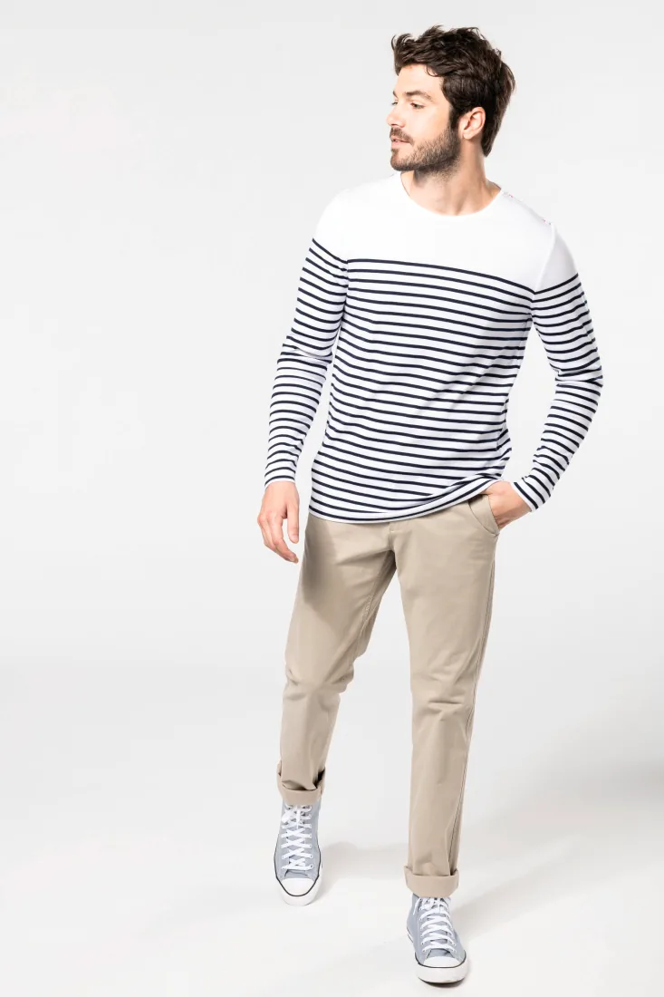 Herren-Marineshirt Langarm 2