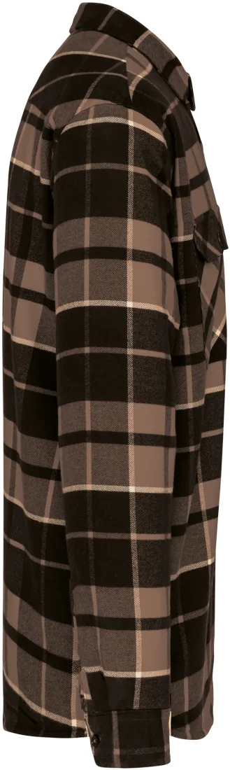 Karo-Hemdjacke mit Sherpa-Futter 4
