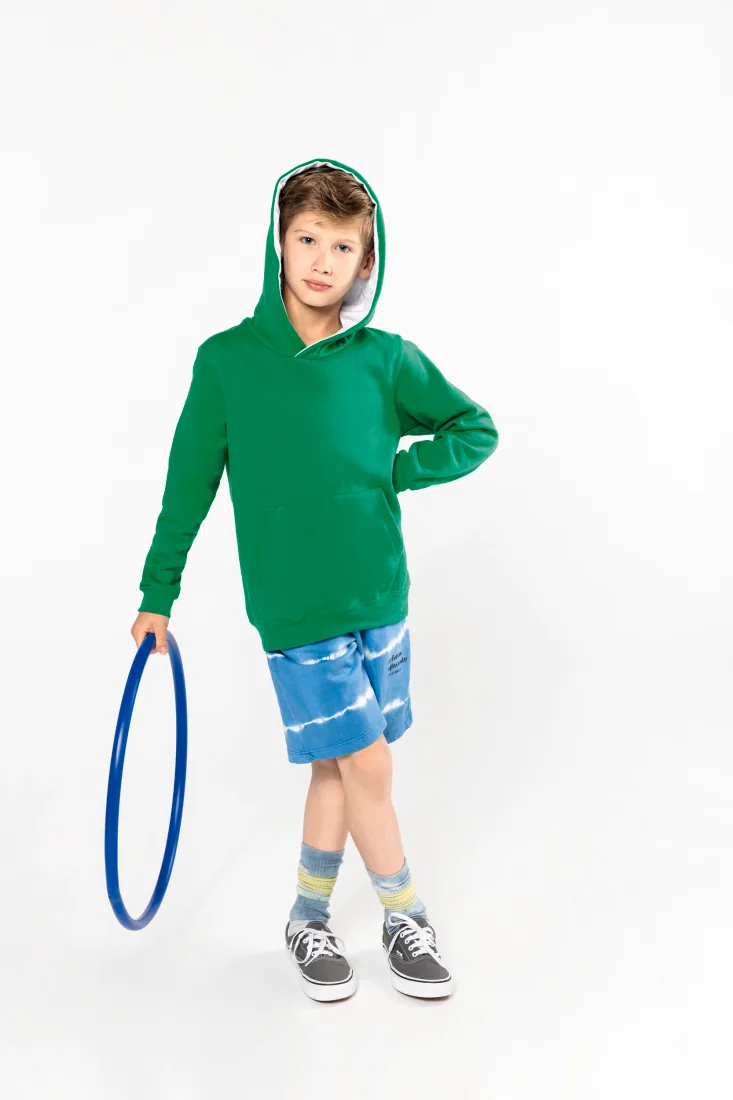 Kinder Kapuzenshirt Bicolor 2