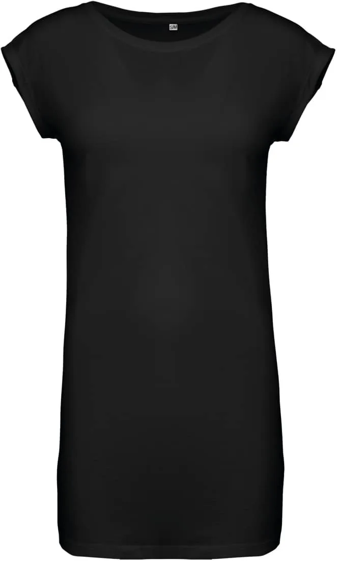 Langes T-Shirt Kleid für Damen 6