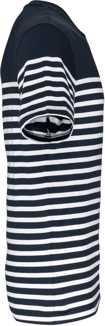 T-Shirt im Marine-Stil mit Rundhalsausschnitt Bio Herren 3