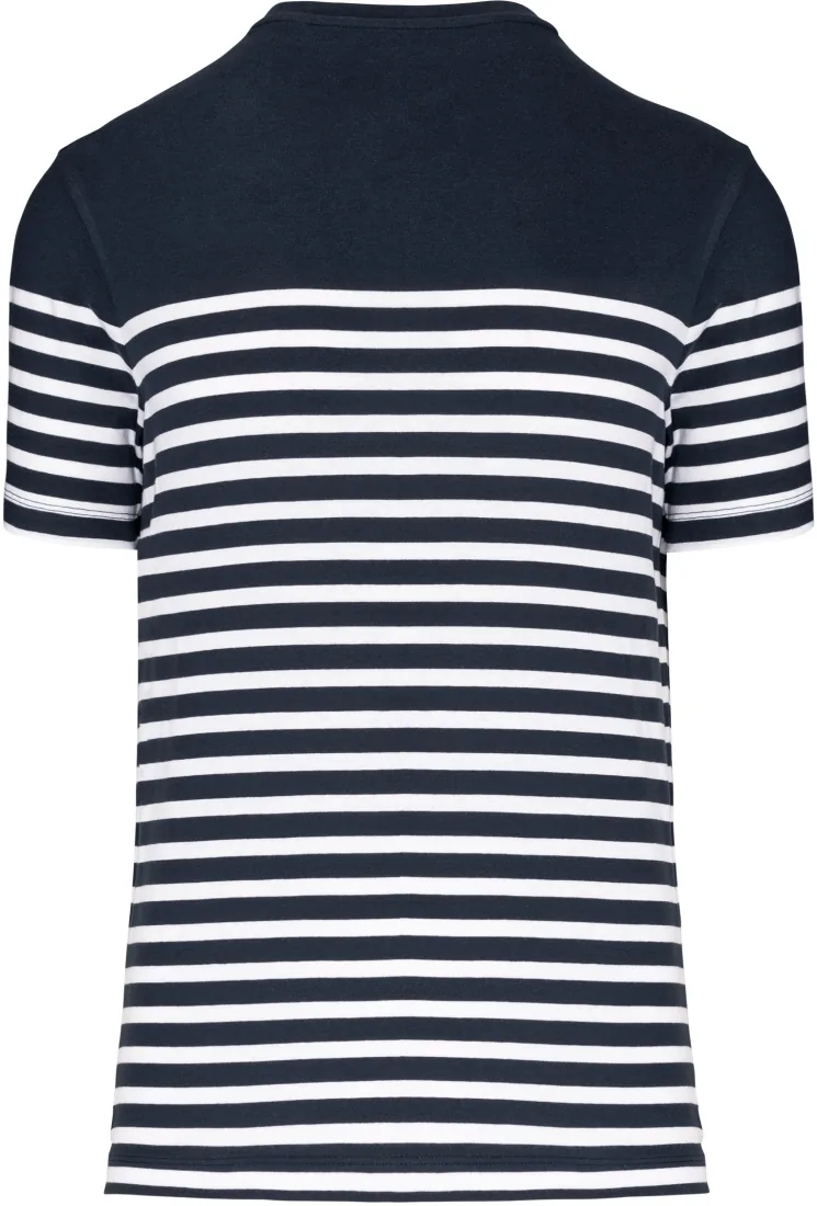 T-Shirt im Marine-Stil mit Rundhalsausschnitt Bio Herren 4