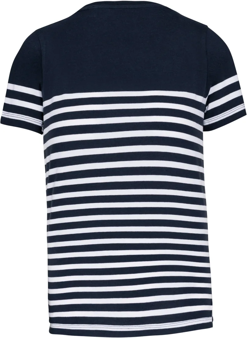 T-Shirt im Marine-Stil mit Rundhalsausschnitt Bio Kinder 4
